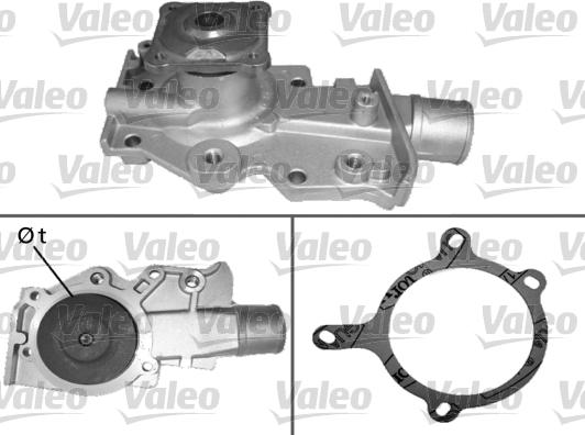 Valeo 506284 - Водна помпа vvparts.bg