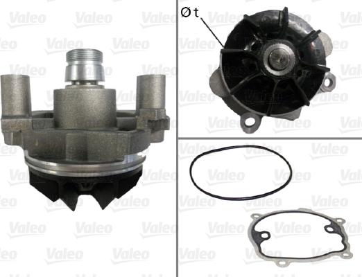 Valeo 506709 - Водна помпа vvparts.bg