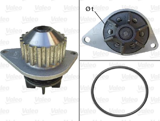 Valeo 506704 - Водна помпа vvparts.bg