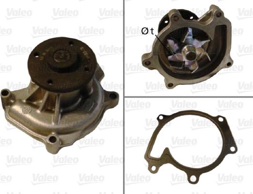 Valeo 506708 - Водна помпа vvparts.bg