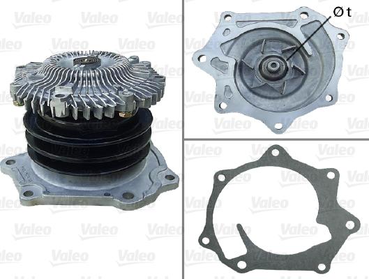 Valeo 506782 - Водна помпа vvparts.bg