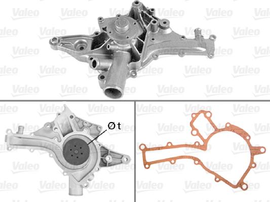 Valeo 506787 - Водна помпа vvparts.bg