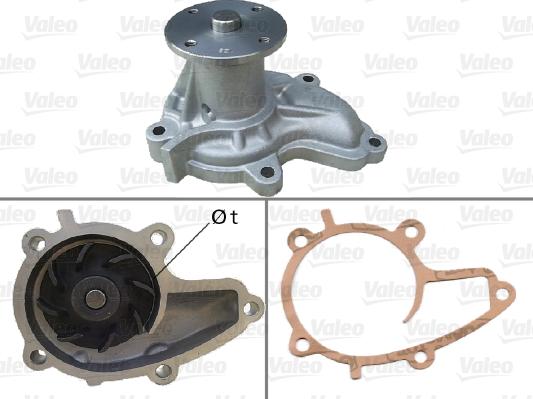 Valeo 506737 - Водна помпа vvparts.bg