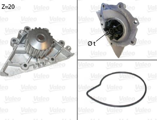 Valeo 506720 - Водна помпа vvparts.bg