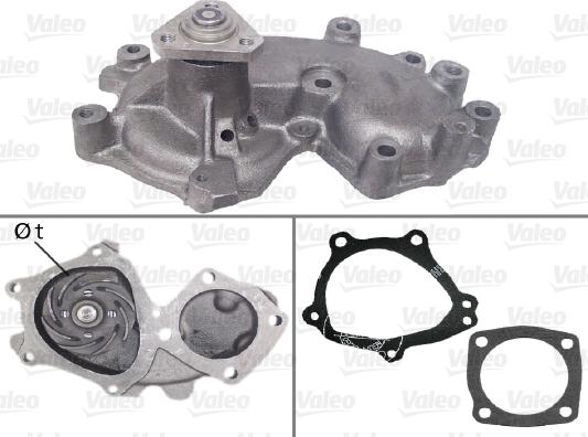 Valeo 506723 - Водна помпа vvparts.bg