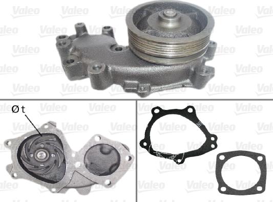 Valeo 506722 - Водна помпа vvparts.bg