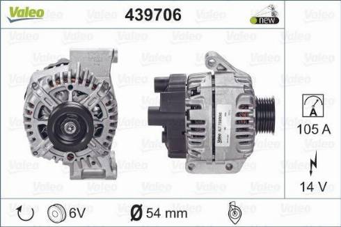 Valeo 510847 - Генератор vvparts.bg