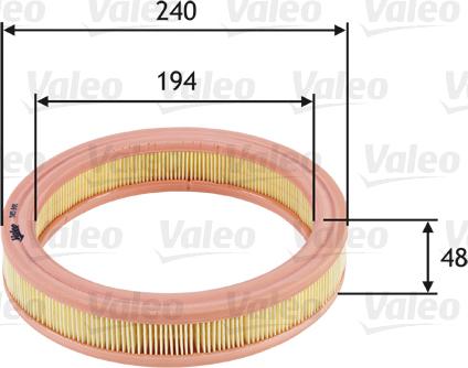 Valeo 585691 - Въздушен филтър vvparts.bg