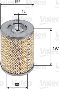 Valeo 585666 - Въздушен филтър vvparts.bg