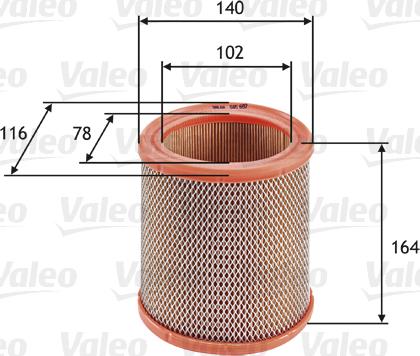 Valeo 585602 - Въздушен филтър vvparts.bg