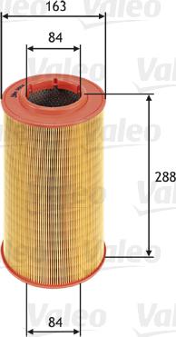 Valeo 585614 - Въздушен филтър vvparts.bg