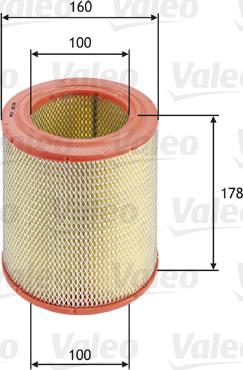 Valeo 585618 - Въздушен филтър vvparts.bg