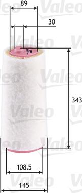 Valeo 585617 - Въздушен филтър vvparts.bg