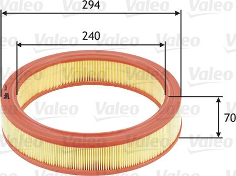 Valeo 585633 - Въздушен филтър vvparts.bg