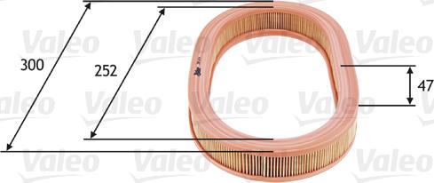 Valeo 585674 - Въздушен филтър vvparts.bg