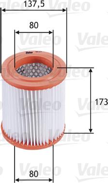 Valeo 585677 - Въздушен филтър vvparts.bg