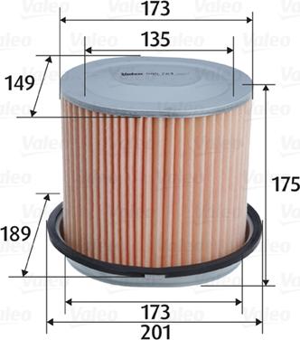 Valeo 585764 - Въздушен филтър vvparts.bg