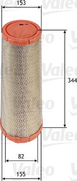 Valeo 585713 - Въздушен филтър vvparts.bg