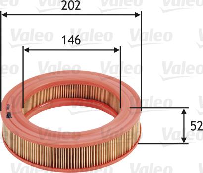 Valeo 585717 - Въздушен филтър vvparts.bg