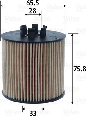 Valeo 586598 - Маслен филтър vvparts.bg