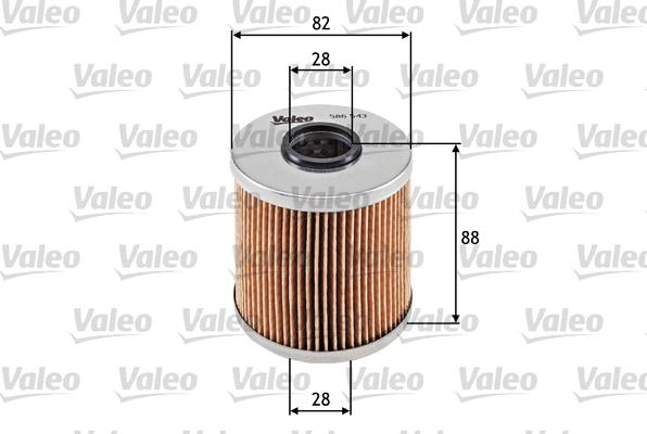 Valeo 586543 - Маслен филтър vvparts.bg