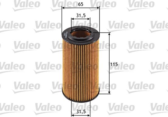 Valeo 586556 - Маслен филтър vvparts.bg