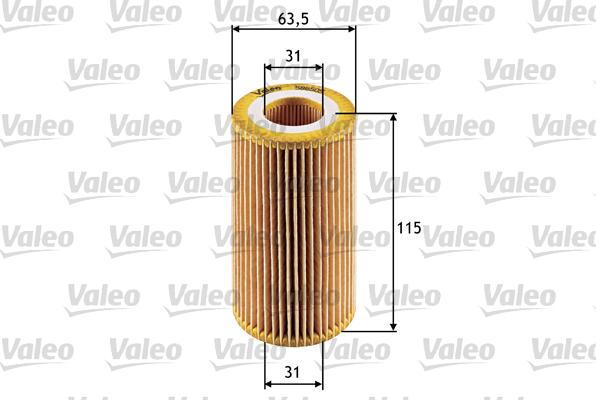 Valeo 586505 - Маслен филтър vvparts.bg