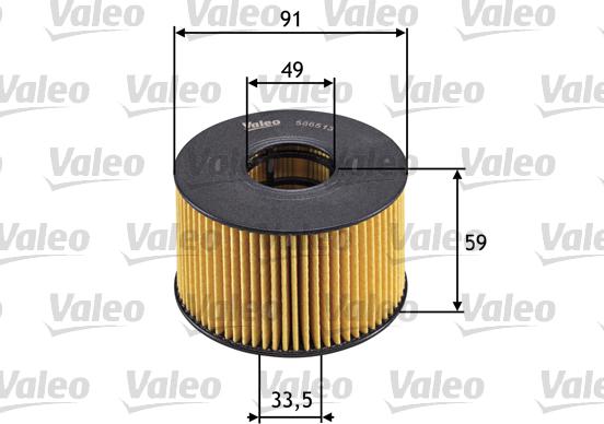 Valeo 586513 - Маслен филтър vvparts.bg