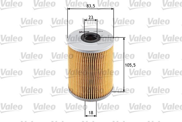 Valeo 586574 - Маслен филтър vvparts.bg