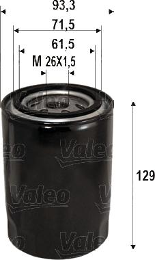 Valeo 586095 - Маслен филтър vvparts.bg