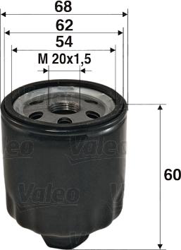 Valeo 586011 - Маслен филтър vvparts.bg