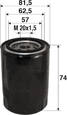 Valeo 586017 - Маслен филтър vvparts.bg