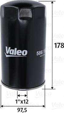 Valeo 586150 - Маслен филтър vvparts.bg