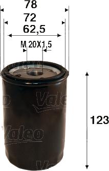 Valeo 586109 - Маслен филтър vvparts.bg