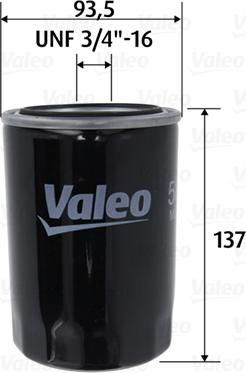 Valeo 586101 - Маслен филтър vvparts.bg