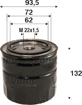 Valeo 586115 - Маслен филтър vvparts.bg