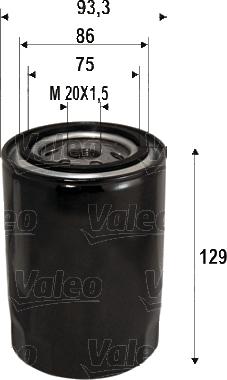 Valeo 586116 - Маслен филтър vvparts.bg