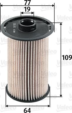 Valeo 587925 - Горивен филтър vvparts.bg