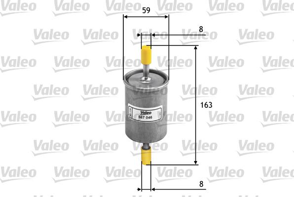 Valeo 587046 - Маслен филтър vvparts.bg