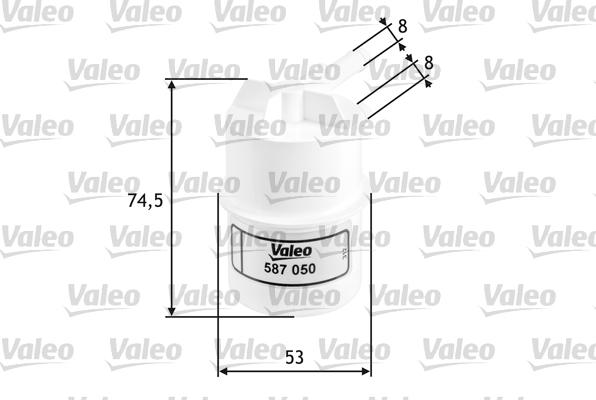 Valeo 587050 - Маслен филтър vvparts.bg