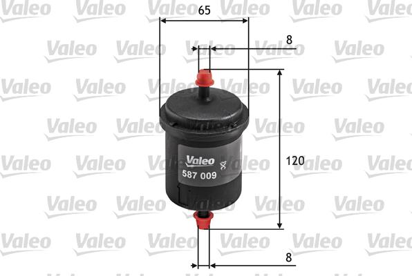 Valeo 587009 - Горивен филтър vvparts.bg