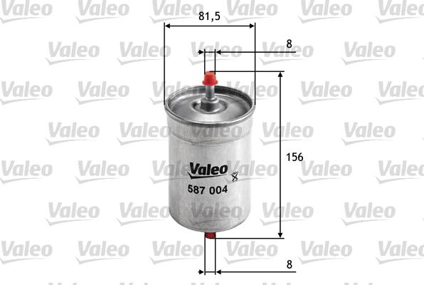 Valeo 587004 - Горивен филтър vvparts.bg