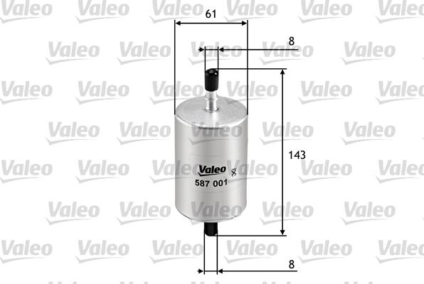 Valeo 587001 - Маслен филтър vvparts.bg