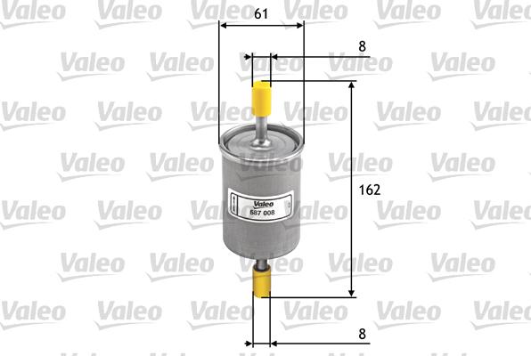 Valeo 587008 - Маслен филтър vvparts.bg