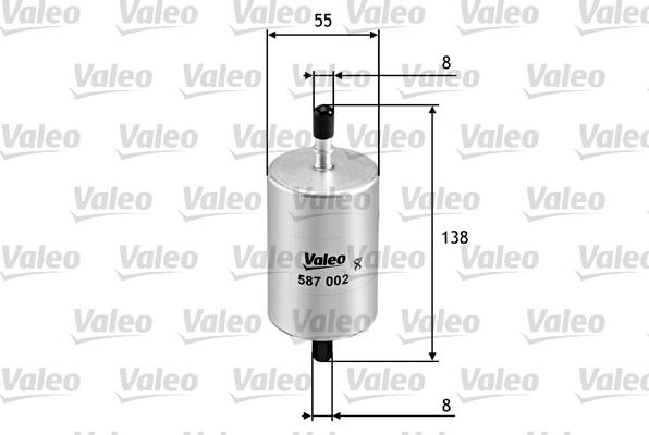 Valeo 587002 - Маслен филтър vvparts.bg