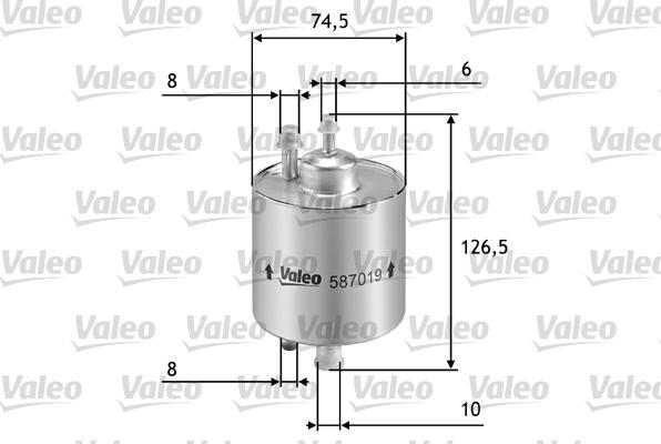 Valeo 587019 - Маслен филтър vvparts.bg