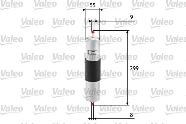 Valeo 587014 - Горивен филтър vvparts.bg