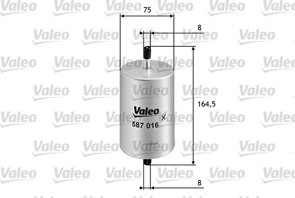 Valeo 587016 - Маслен филтър vvparts.bg