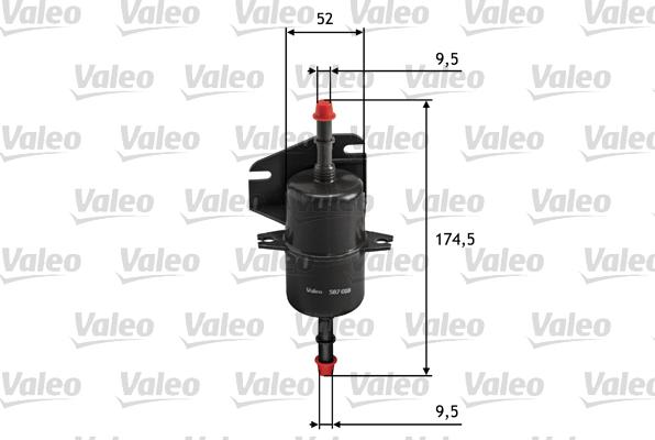 Valeo 587018 - Горивен филтър vvparts.bg