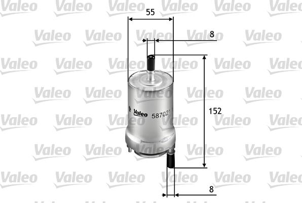 Valeo 587021 - Маслен филтър vvparts.bg